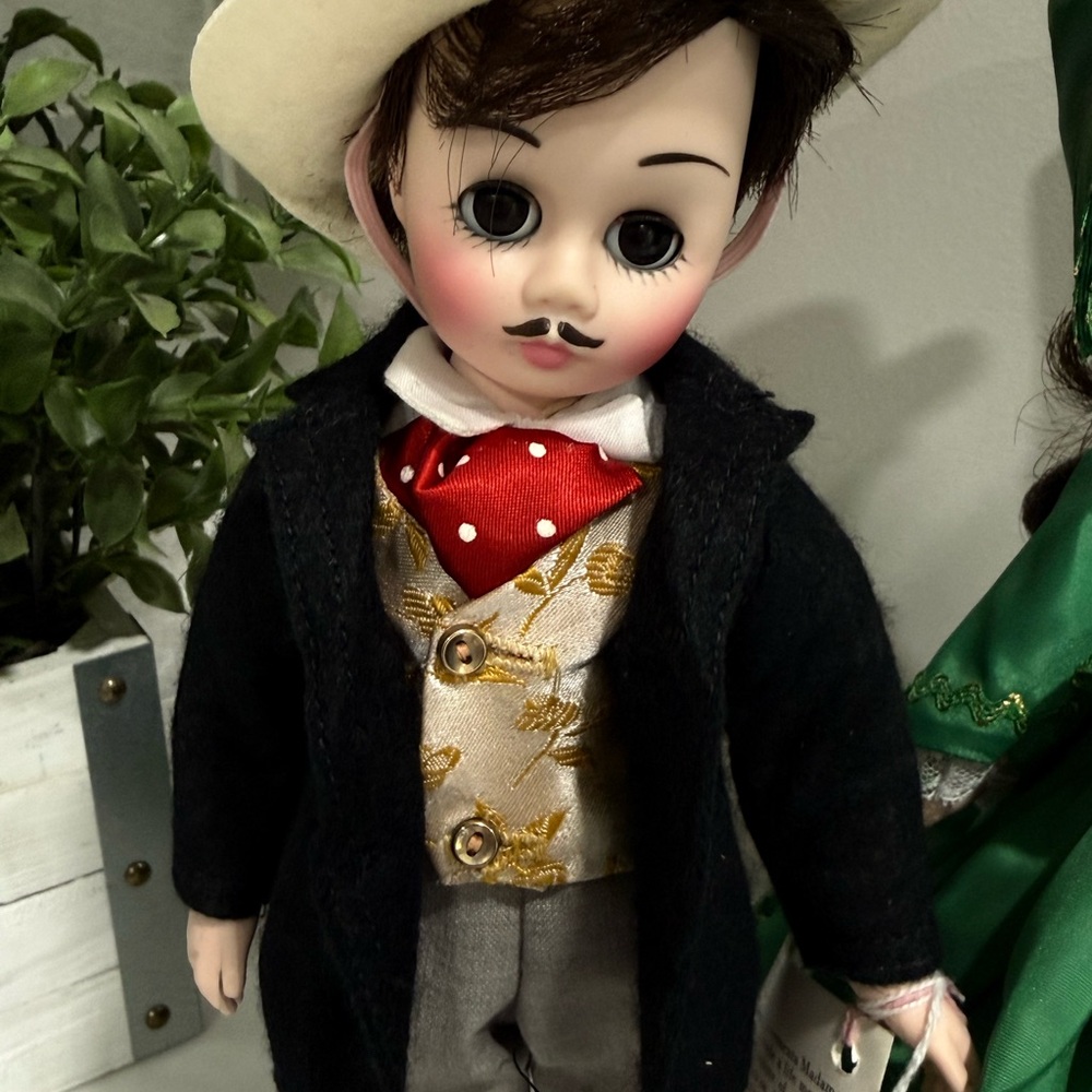 Madame Alexander Scarlett & Rhett dolls Gone with the Wind w/ Boxes! FLAW - Picture 6 of 14